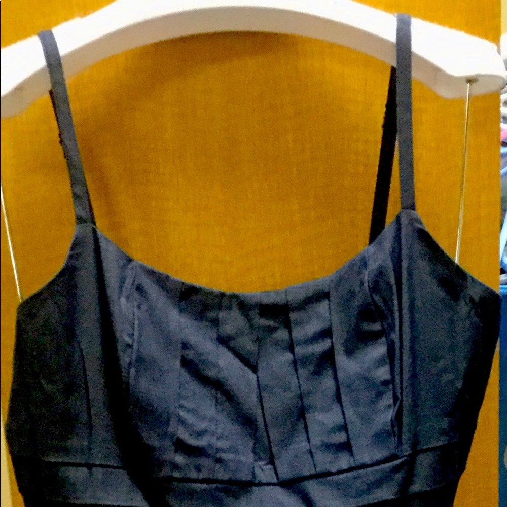 Denim midi dress